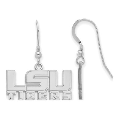 Louisiana State University Sterling Silver LSU Tigers Wire Earrings