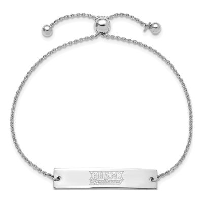 Miami University Sterling Silver Bar Bracelet – view 2