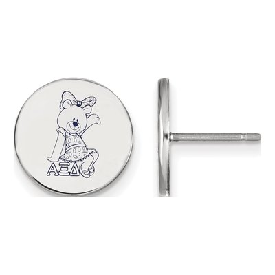 Alpha Xi Delta Sterling Silver Enamel Stud Earrings