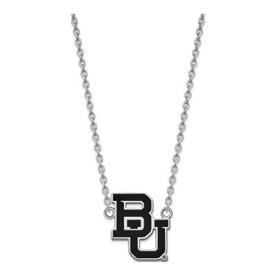 Baylor University Sterling Silver Large Bears Pendant Necklace – view 2