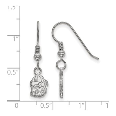 University of Georgia Sterling Silver UGA Bulldog Earrings – view 2