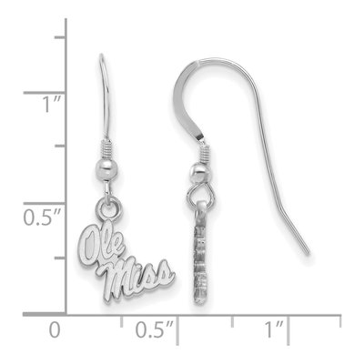 University of Mississippi Sterling Silver Ole Miss Earrings – view 2