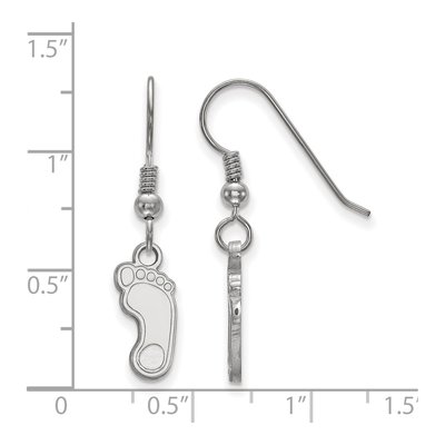 University of North Carolina Sterling Silver UNC Tar Heels Earrings – view 2