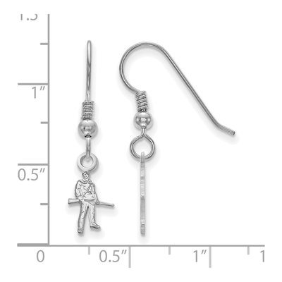 West Virginia University Sterling Silver WVU Mountaineer Earrings – view 2