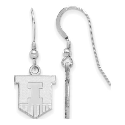 University of Illinois Sterling Silver Victory Badge Earrings