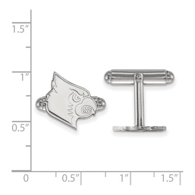 University of Louisville Cardinal Cuff Links – view 2