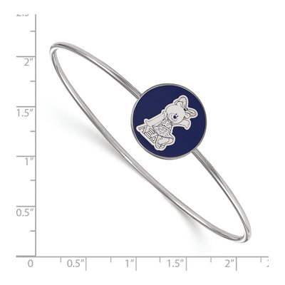 Alpha Xi Delta Sterling Silver Large Slip-On Bangle Bracelet – view 2