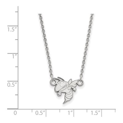 Georgia Institute of Technology Sterling Silver Small Tech Jacket Necklace – view 2
