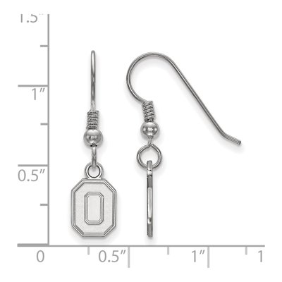 Ohio State University Sterling Silver Letter O Earrings – view 2