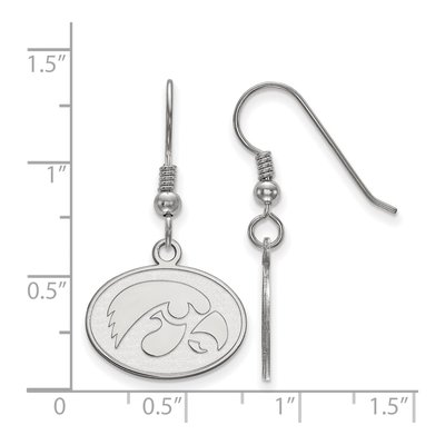 University of Iowa Sterling Silver Hawk Earrings – view 2