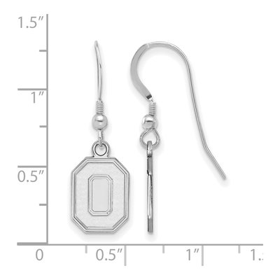 Ohio State University Sterling Silver Letter O Earrings – view 2