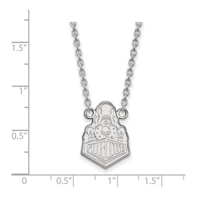 Purdue University Sterling Silver Large Boilermakers Pendant Necklace – view 2
