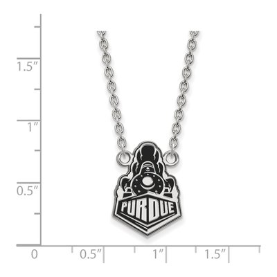 Purdue University Sterling Silver Large Boilermakers Necklace – view 2