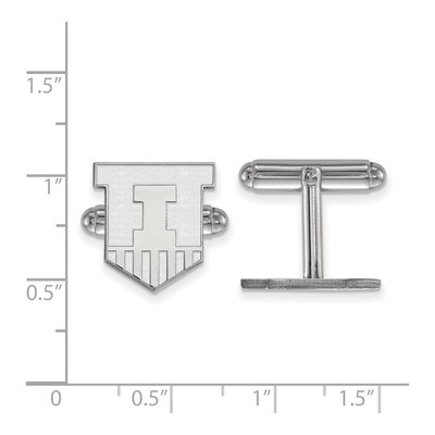 University of Illinois Cuff Links – view 2