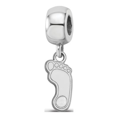 University of North Carolina Sterling Silver Small UNC Tar Heel Dangle Bead
