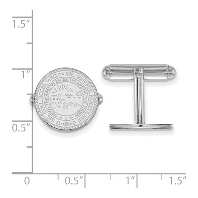 West Virginia University Cuff Links – view 2