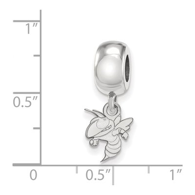 Georgia Institute of Technology Sterling Silver Extra Small Tech Jacket Dangle Bead – view 5