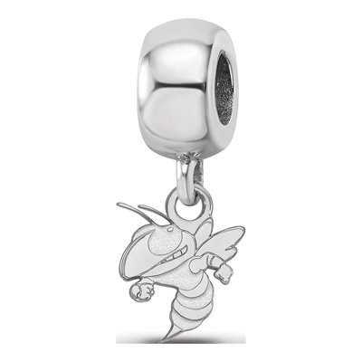 Georgia Institute of Technology Sterling Silver Extra Small Tech Jacket Dangle Bead