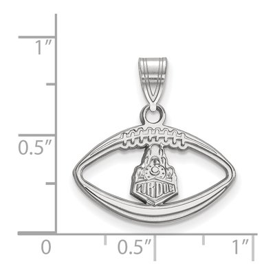 Purdue University Sterling Silver Medium Boilermakers Train Pendant – view 2