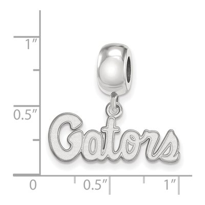 University of Florida Sterling Silver Extra Small Gators Dangle Bead – view 3