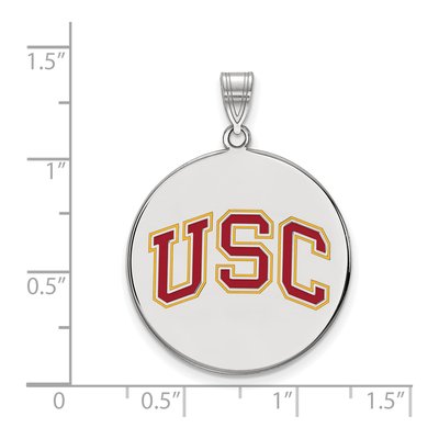 USC Trojans Extra Large Enamel Disc Pendant – view 2