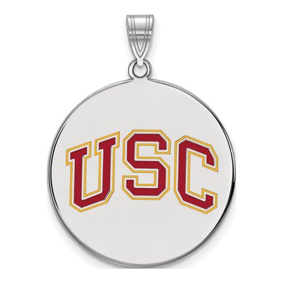 USC Trojans Extra Large Enamel Disc Pendant