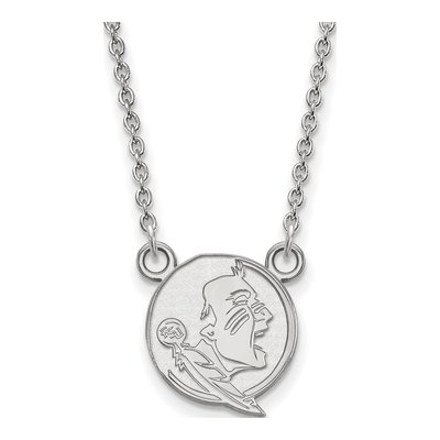 Florida State University Sterling Silver Small FSU Seminoles Necklace