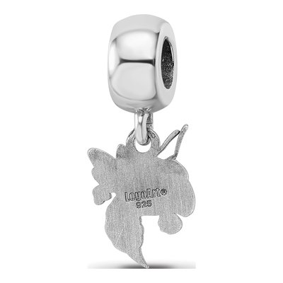 Georgia Institute of Technology Sterling Silver Small Tech Jacket Dangle Bead – view 6