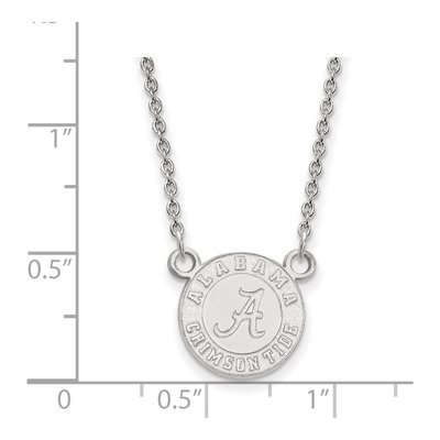 University of Alabama Sterling Silver Small Crimson Tide Pendant Necklace – view 2