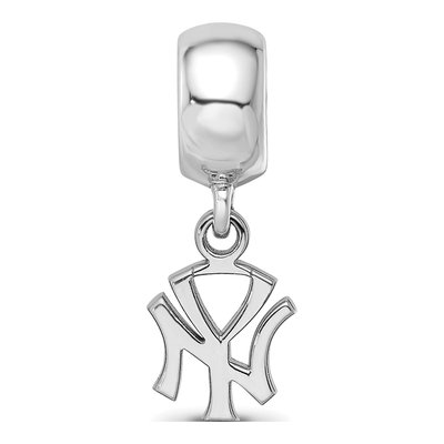 New York Yankees Sterling Silver Extra Small NY Dangle Bead – view 4
