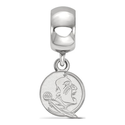 Florida State University Sterling Silver Extra Small FSU Seminoles Dangle Bead – view 3