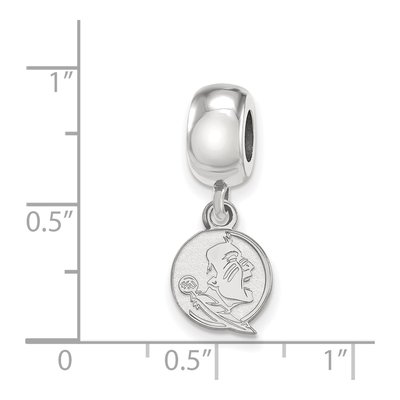 Florida State University Sterling Silver Extra Small FSU Seminoles Dangle Bead – view 4