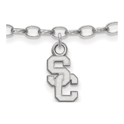 University of Southern California Sterling Silver USC Trojans Bracelet