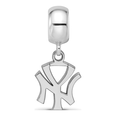 New York Yankees Sterling Silver Small NY Dangle Bead – view 4