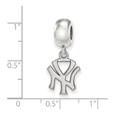 New York Yankees Sterling Silver Small NY Dangle Bead – view 5