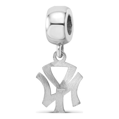 New York Yankees Sterling Silver Small NY Dangle Bead – view 6