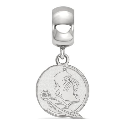 Florida State University Sterling Silver Small FSU Seminoles Dangle Bead – view 2
