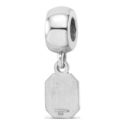 Ohio State University Sterling Silver Extra Small Letter O Dangle Bead – view 5