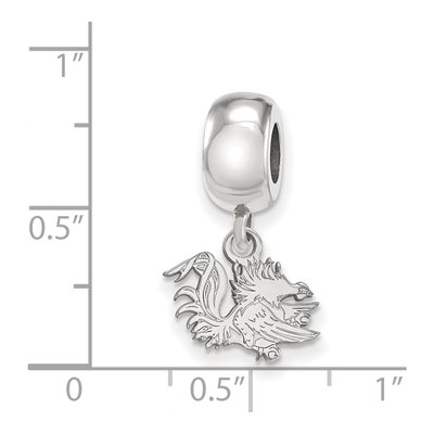 University of South Carolina Sterling Silver Extra Small Gamecocks Dangle Bead – view 5