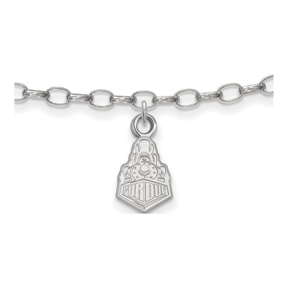 Purdue University Sterling Silver Extra Small Boilermakers Train Anklet