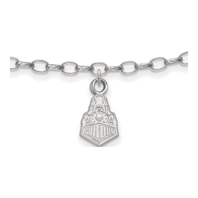 Purdue University Sterling Silver Extra Small Boilermakers Train Anklet