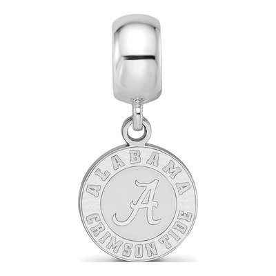 University of Alabama Sterling Silver Small Crimson Tide Dangle Bead – view 4