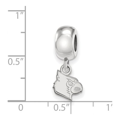 University of Louisville Sterling Silver Extra Small Cardinal Dangle Bead – view 3