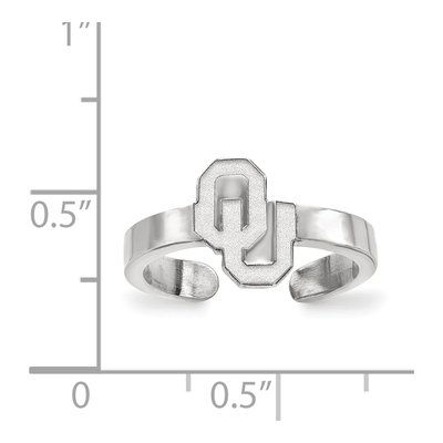 University of Oklahoma Sterling Silver Toe Ring – view 5