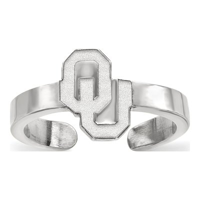 University of Oklahoma Sterling Silver Toe Ring