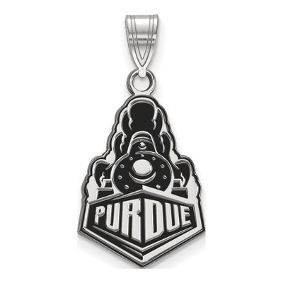 Purdue University Sterling Silver Large Boilermakers Train Pendant