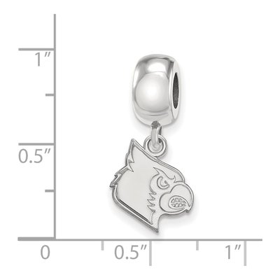 University of Louisville Sterling Silver Small Of Cardinal Dangle Bead – view 3