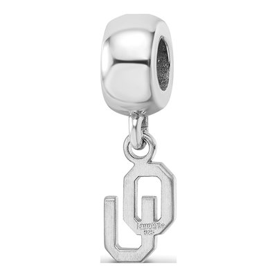 Sterling Silver University of Oklahoma Dangle Bead – view 6