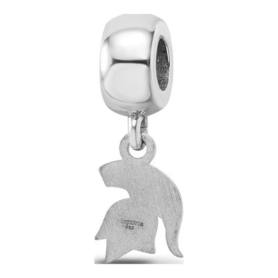 Michigan State University Sterling Silver Extra Small Spartan Dangle Bead – view 6