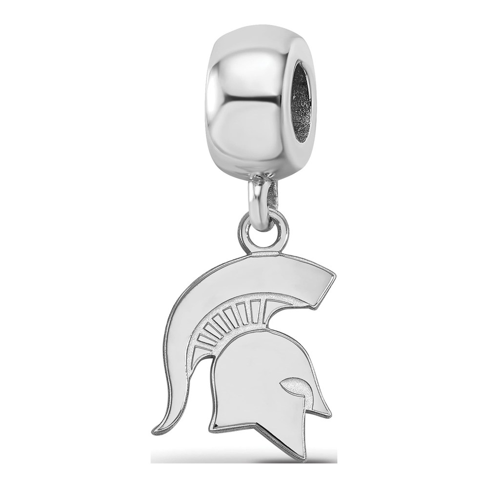 Michigan State Spartan Dangle Bead Charm